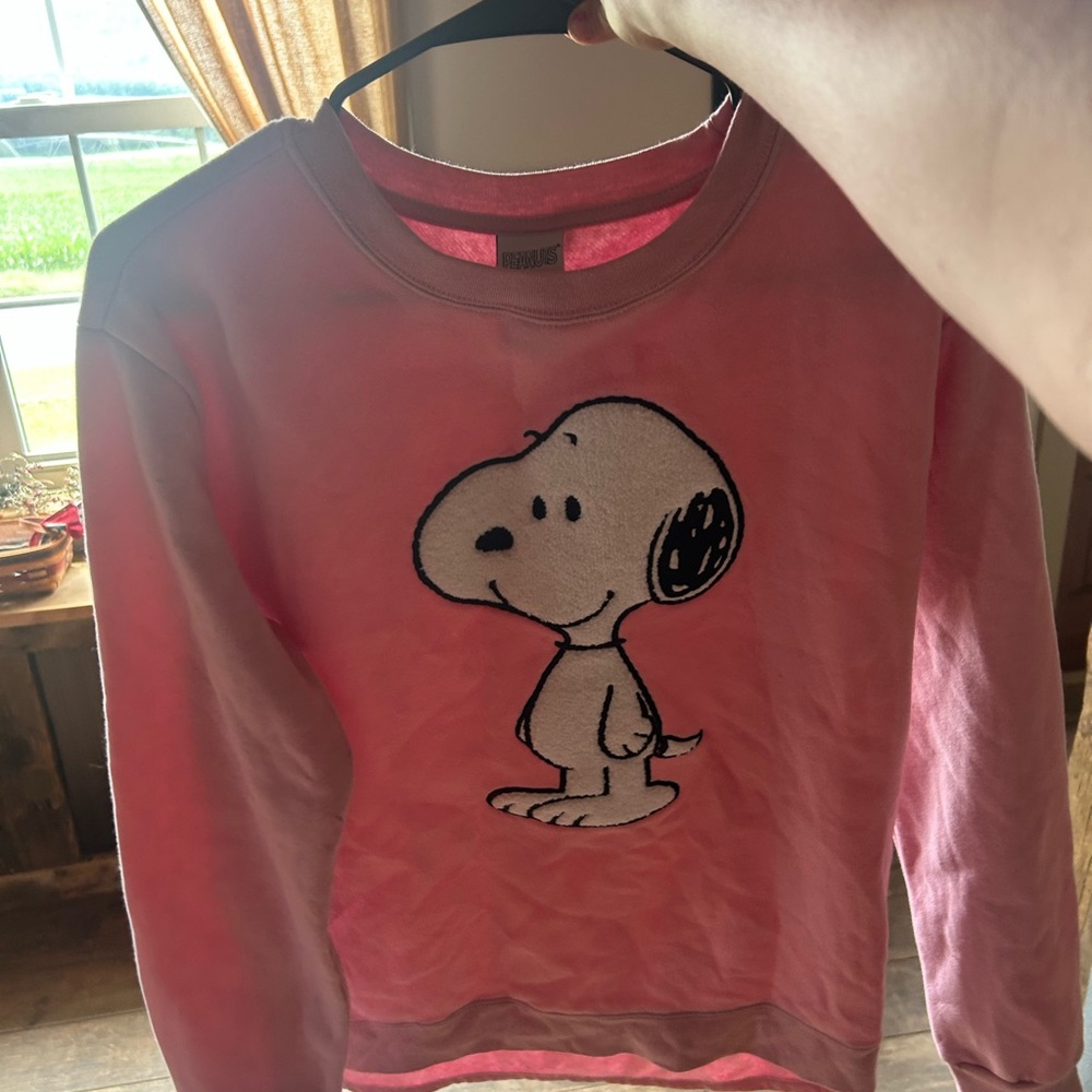 Pink Snoopy Sweatshirt